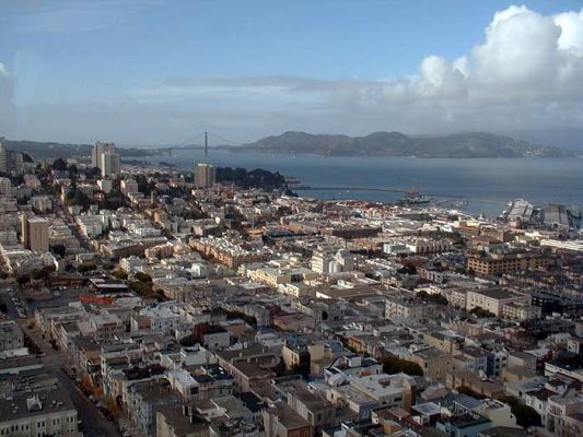 Golden Gate Bridge
Golden Gate Bridge and San Francisco Bay seen from Coit Tower
Keywords: Golden Gate Bridge san francisco california