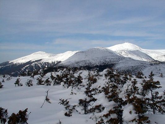 Mt. Washington
View from summit of Mt. Pierce in April, 2000.
Keywords: washington presidentials new hampshire white mountains hiking